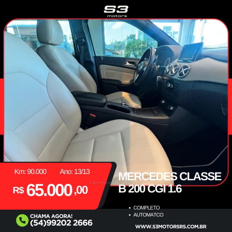 B 200 1.6 SPORT TURBO FLEX 4P AUTOMÁTICO - 2013 - CAXIAS DO SUL