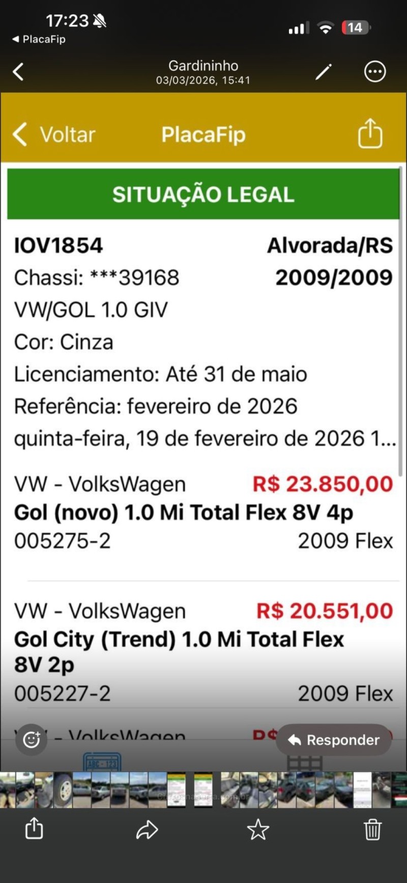 GOL 1.0 MI CITY 8V FLEX 2P MANUAL G.IV - 2009 - CAXIAS DO SUL