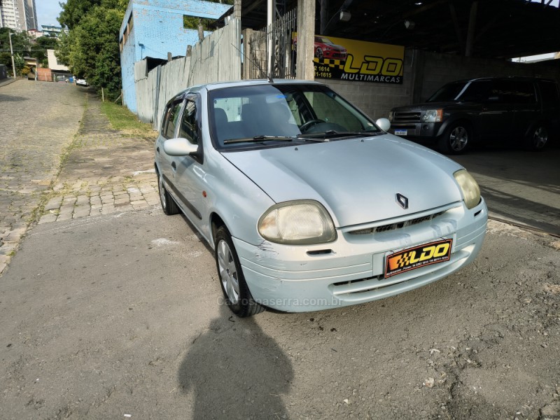 clio 1.0 rl 8v gasolina 4p manual 2002 caxias do sul
