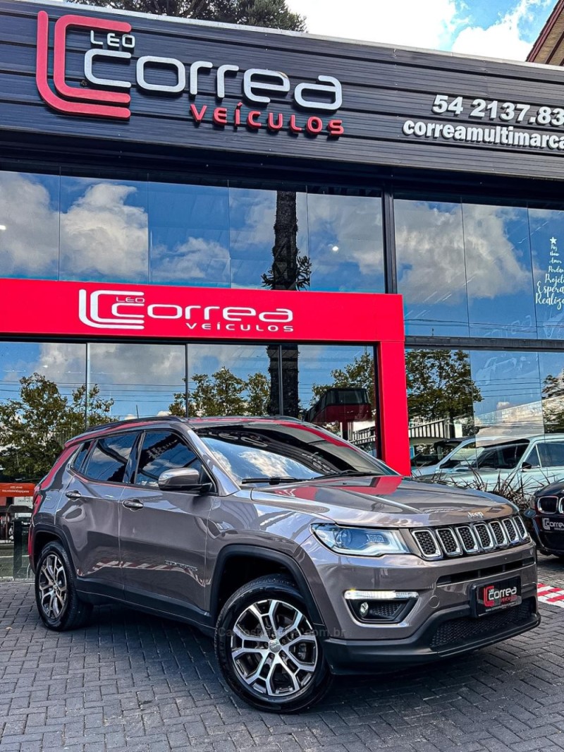 compass 2.0 16v flex sport automatico 2018 canela