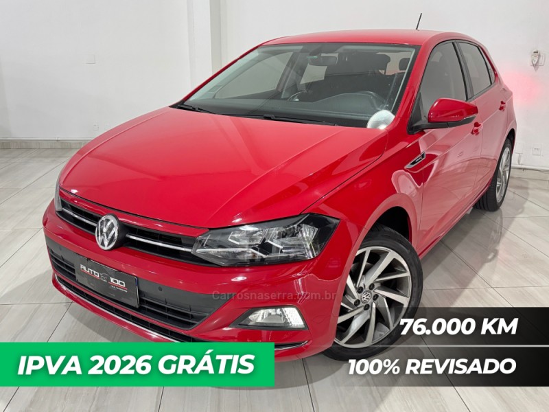 polo 1.0	200 tsi highline automatico  2019 caxias do sul