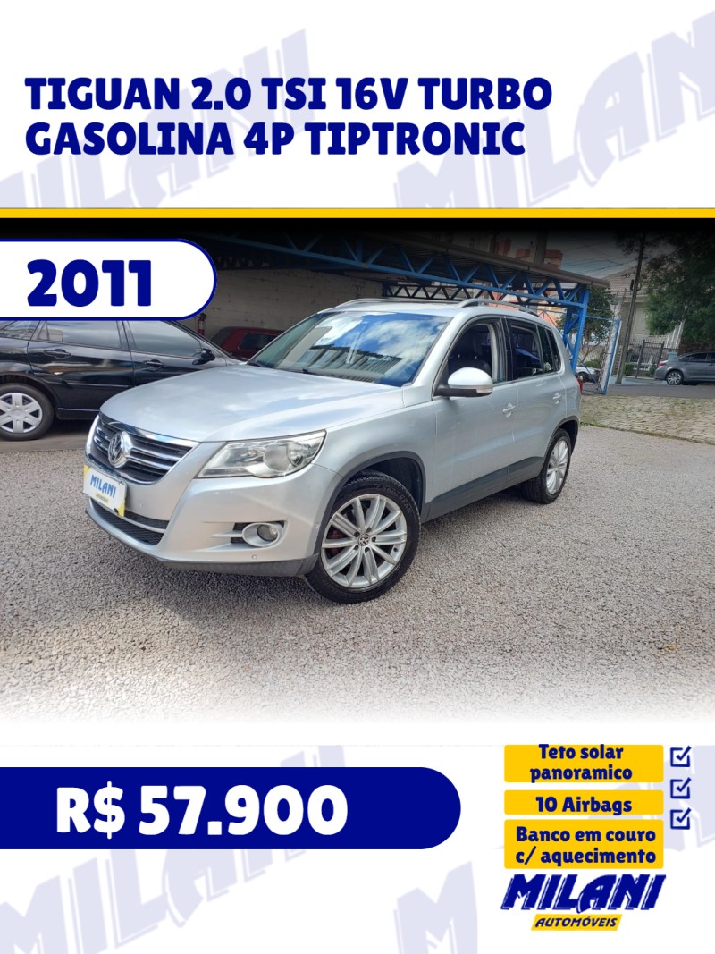 tiguan 2.0 tsi 16v turbo gasolina 4p tiptronic 2011 bento goncalves