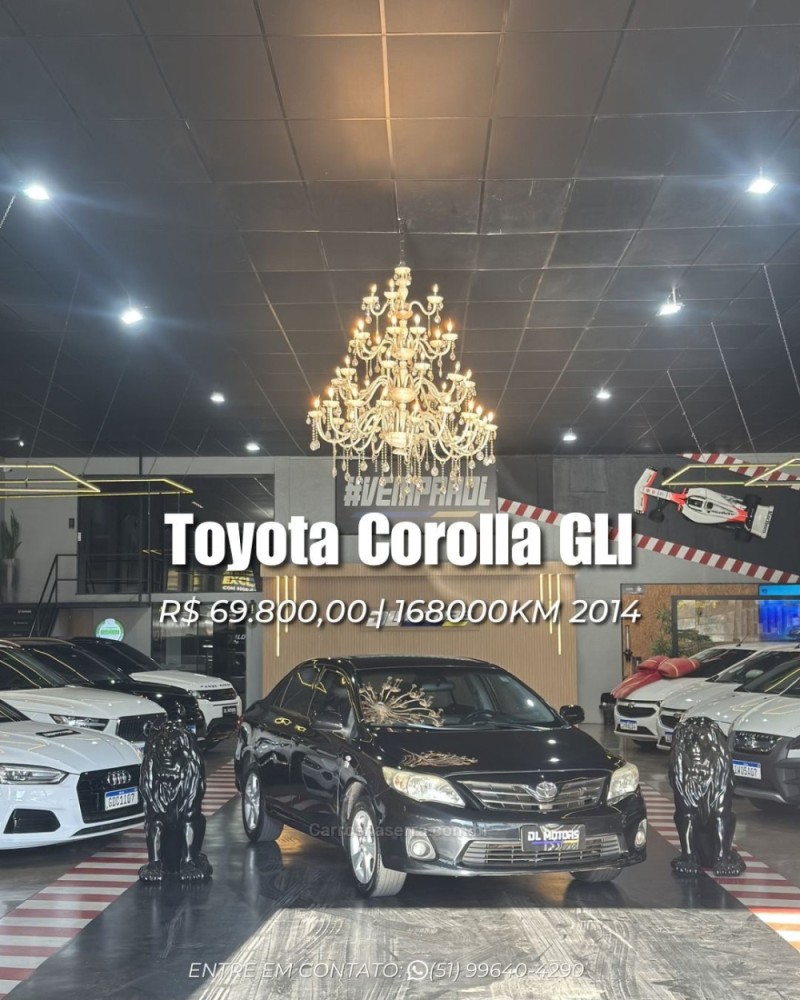 corolla 1.6 gli 16v gasolina 4p automatico 2014 lajeado