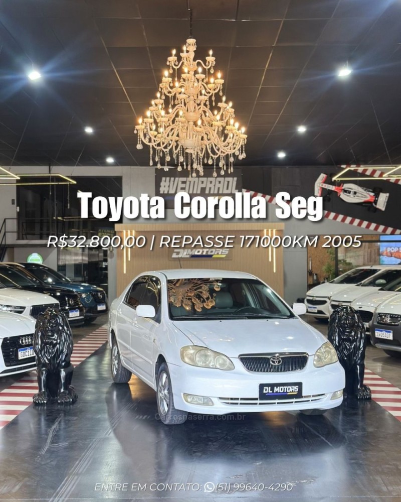 corolla 1.8 se g 16v flex 4p automatico 2005 lajeado