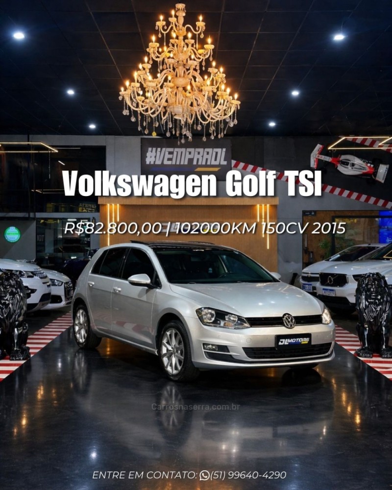golf 1.4 tsi comfortline 16v gasolina 4p automatico 2015 lajeado