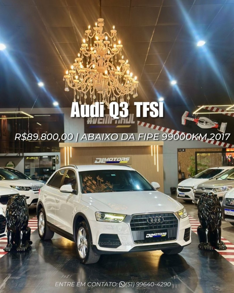 q3 1.4 tfsi s tronic 16v flex 4p automatico 2017 lajeado