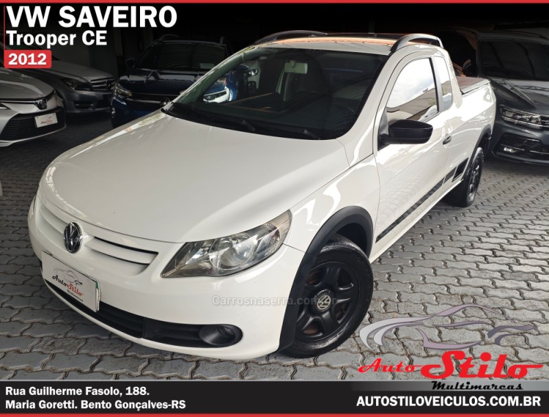 saveiro 1.6 mi trooper ce 8v flex 2p manual g.vi 2012 bento goncalves