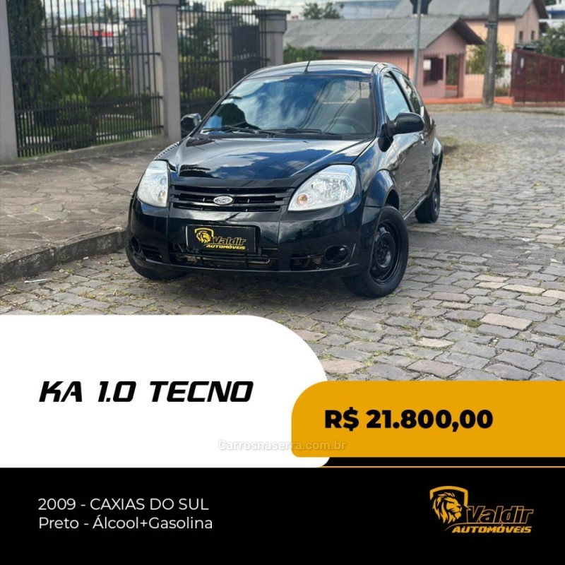 ka 1.0 mpi tecno 8v flex 2p manual 2009 caxias do sul