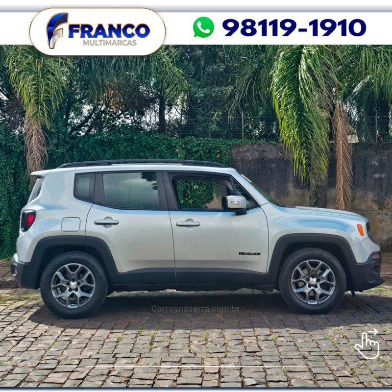 RENEGADE 1.8 16V FLEX LONGITUDE 4P AUTOMÁTICO - 2016 - VACARIA