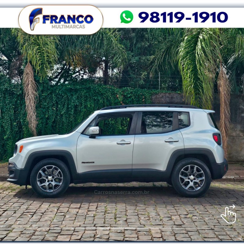 RENEGADE 1.8 16V FLEX LONGITUDE 4P AUTOMÁTICO - 2016 - VACARIA