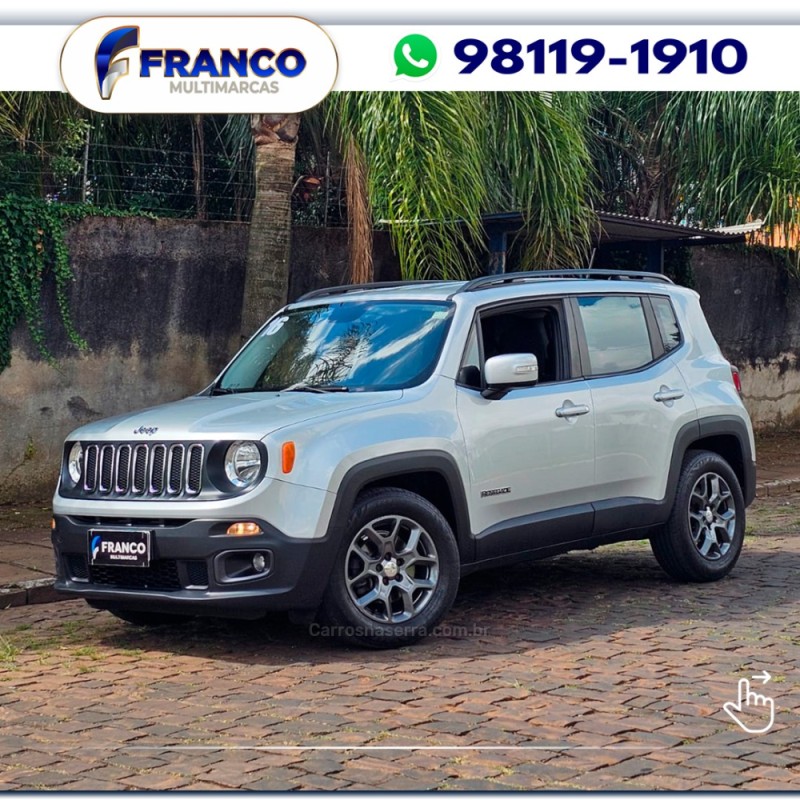 renegade 1.8 16v flex longitude 4p automatico 2016 vacaria