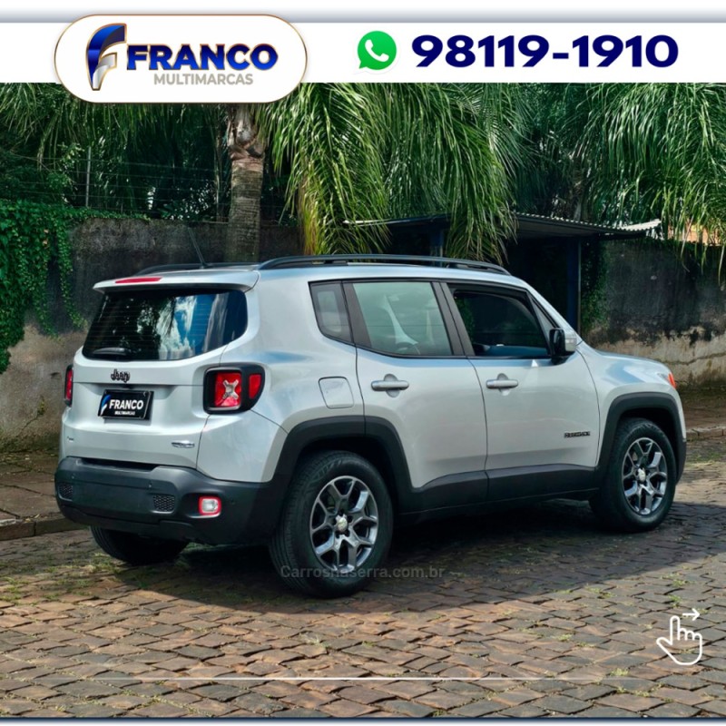 RENEGADE 1.8 16V FLEX LONGITUDE 4P AUTOMÁTICO - 2016 - VACARIA