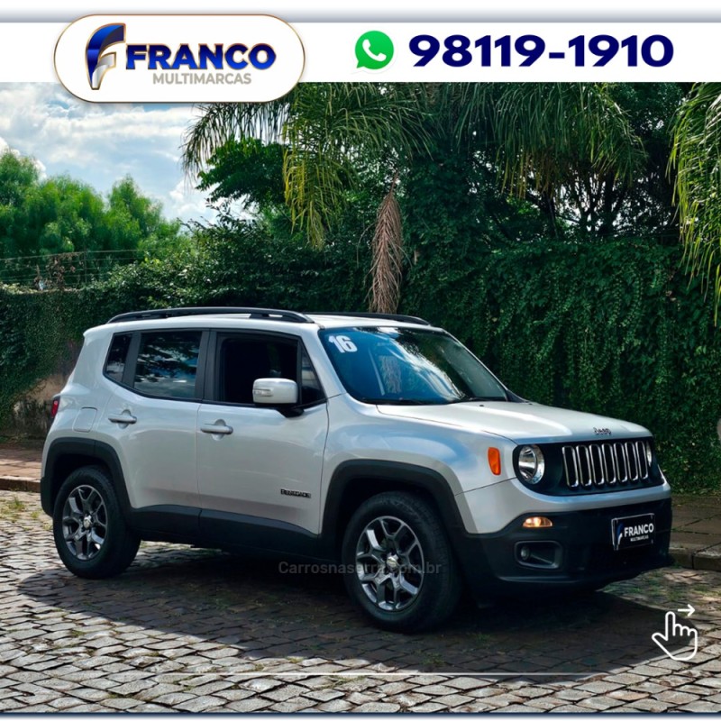 RENEGADE 1.8 16V FLEX LONGITUDE 4P AUTOMÁTICO - 2016 - VACARIA
