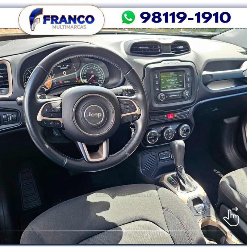RENEGADE 1.8 16V FLEX LONGITUDE 4P AUTOMÁTICO - 2016 - VACARIA
