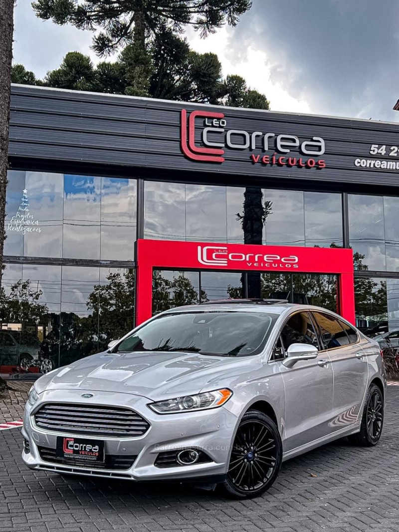 FUSION 2.0 TITANIUM AWD 16V GASOLINA 4P AUTOMÁTICO - 2014 - CANELA