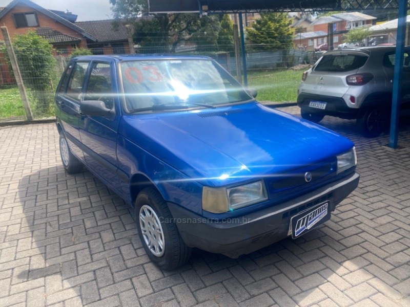 UNO 1.0 MPI MILLE FIRE 8V GASOLINA 4P MANUAL - 2003 - CANELA