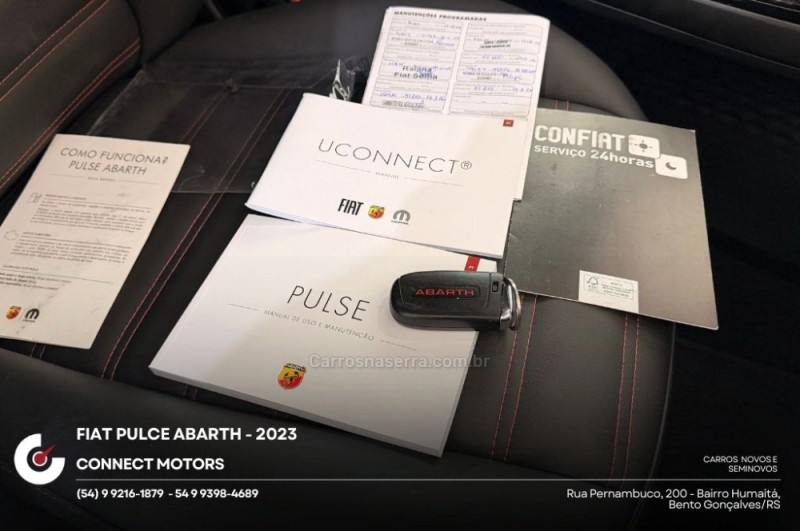 PULSE 1.3 ABARTH TURBO 270 12V FLEX 4P AUTOMÁTICO - 2023 - BENTO GONçALVES