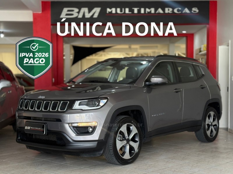 compass 2.0 16v flex longitude automatico 2018 guapore