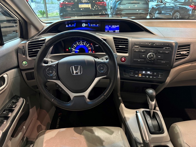 CIVIC 2.0 LXR 16V FLEX 4P AUTOMÁTICO - 2015 - FARROUPILHA