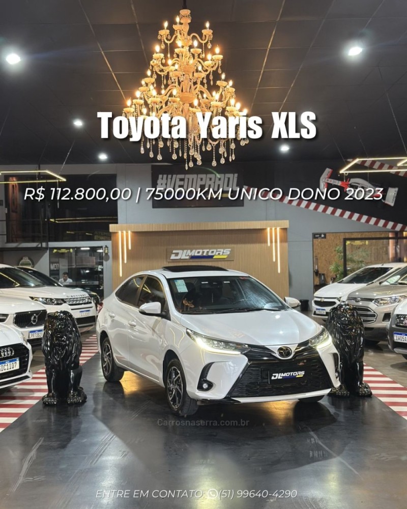 yaris 1.5 xls sedan 16v flex 4p automatico 2023 lajeado