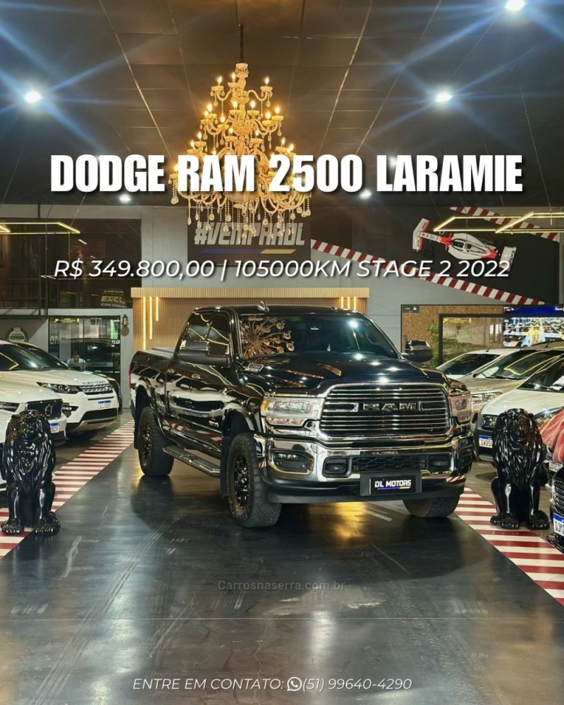 2500 laramie 6.7 cd 4x4 tdi diesel 4p automatica 2022 lajeado