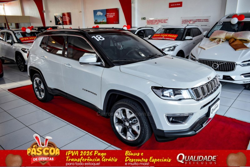 compass 2.0 16v flex limited automatico 2018 santa cruz do sul