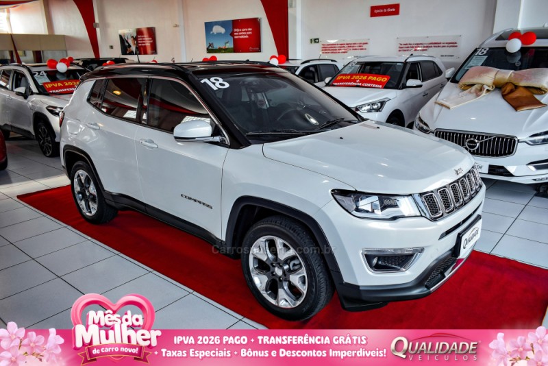 compass 2.0 16v flex limited automatico 2018 santa cruz do sul