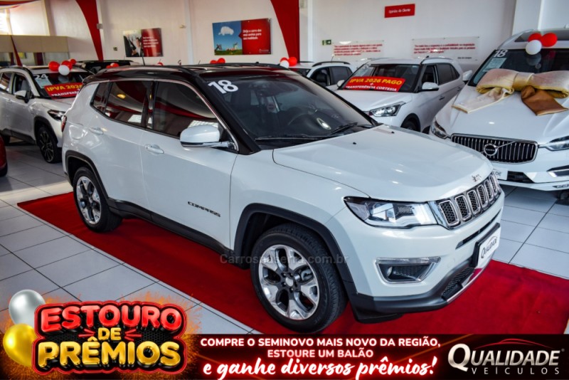 compass 2.0 16v flex limited automatico 2018 santa cruz do sul