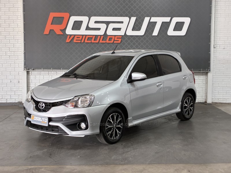 etios 1.5 platinum 16v flex 4p automatico 2018 venancio aires