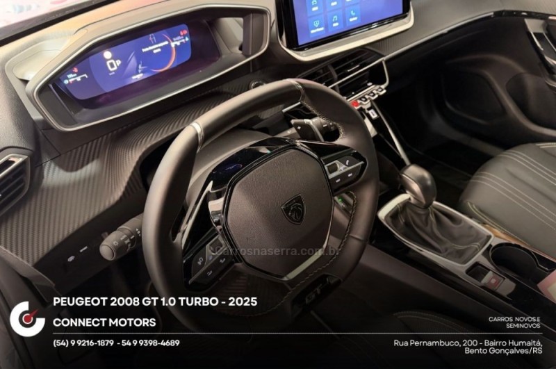 2008 1.0 TURBO GT 200 FLEX 4P AUTOMÁTICO - 2025 - BENTO GONçALVES