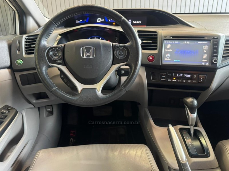 CIVIC 2.0 LXR 16V FLEX 4P AUTOMÁTICO - 2015 - DOIS IRMãOS