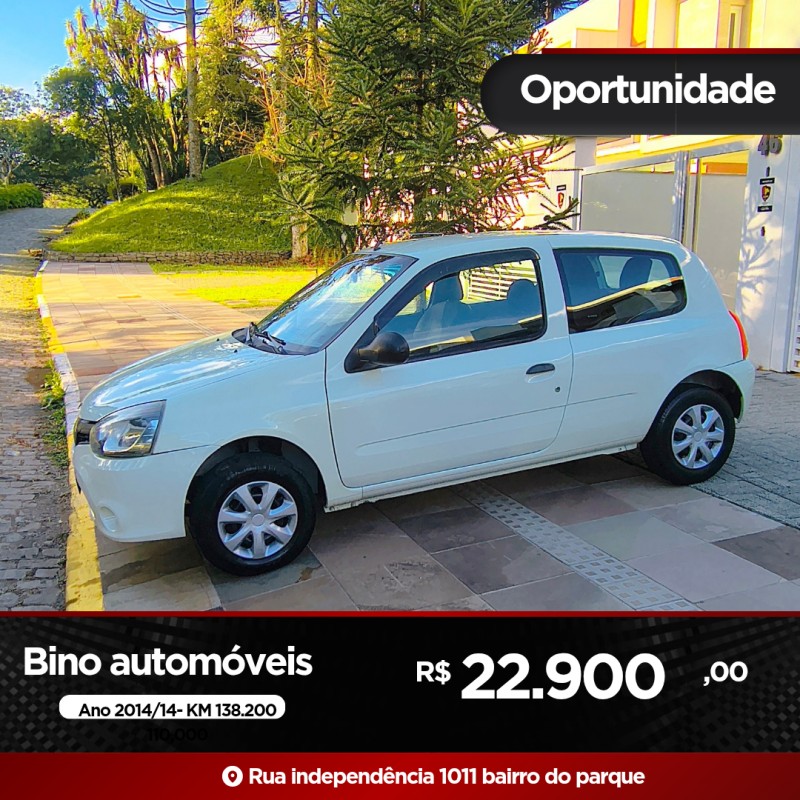 clio 1.0 authentique 16v hi flex 2p manual 2014 farroupilha