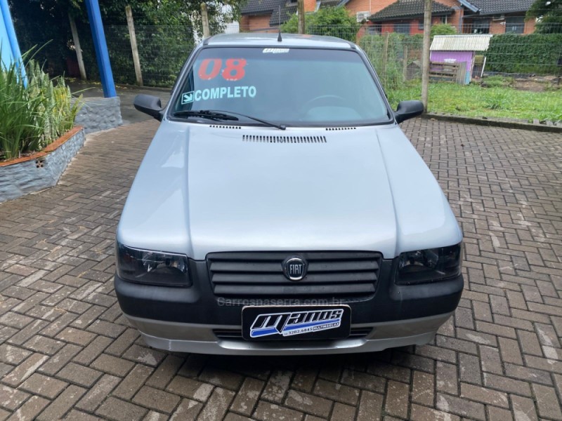 UNO 1.0 MPI MILLE FIRE 8V FLEX 4P MANUAL - 2008 - CANELA