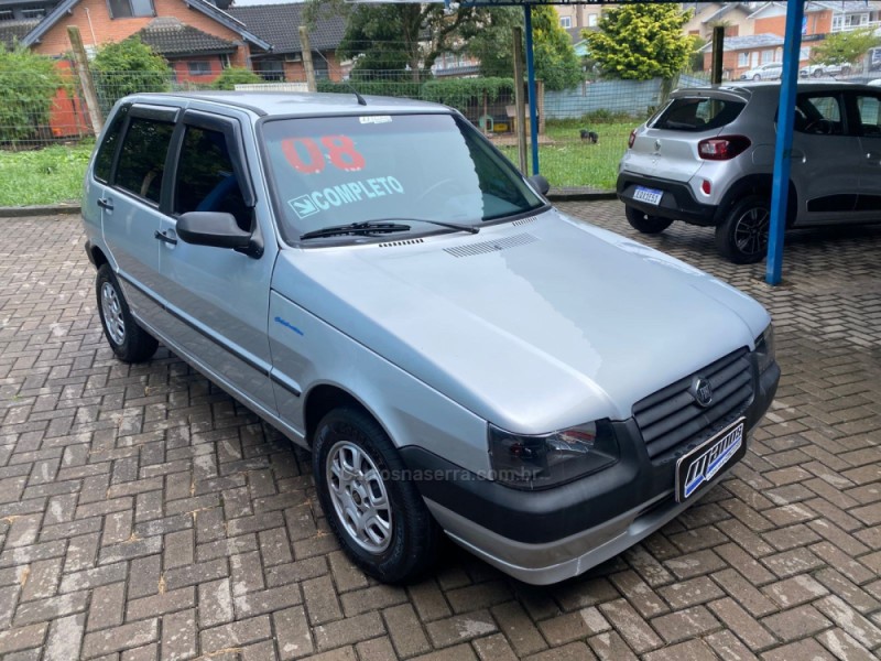 UNO 1.0 MPI MILLE FIRE 8V FLEX 4P MANUAL - 2008 - CANELA