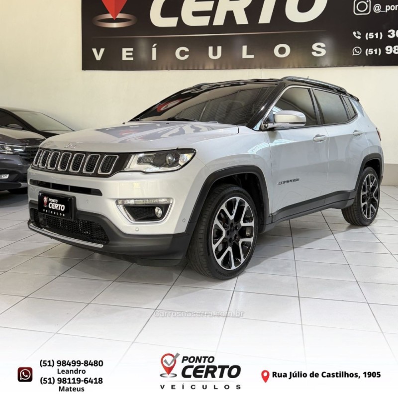 compass 2.0 16v flex limited automatico 2018 santa cruz do sul