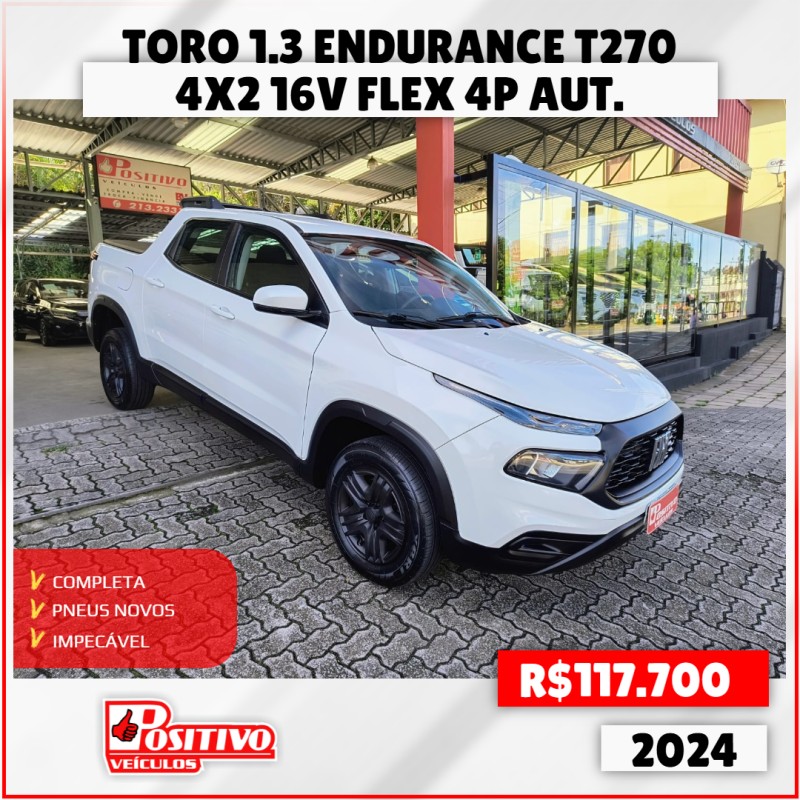 toro 1.3 endurance t270 4x2 16v flex 4p automatico 2024 caxias do sul