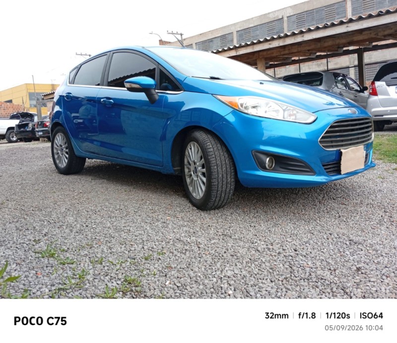 fiesta 1.6 titanium hatch 16v flex 4p automatico 2014 caxias do sul