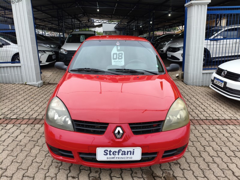 CLIO 1.0 AUTHENTIQUE 16V HI-FLEX 2P MANUAL - 2008 - BOM PRINCíPIO
