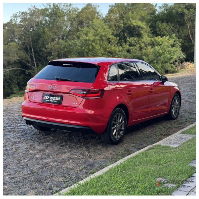 A3 1.4 TFSI SPORTBACK 16V GASOLINA 4P S-TRONIC - 2014 - CAMPO BOM
