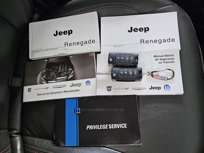 RENEGADE 2.0 16V TURBO DIESEL TRAILHAWK 4P 4X4 AUTOMÁTICO - 2016 - TAPEJARA