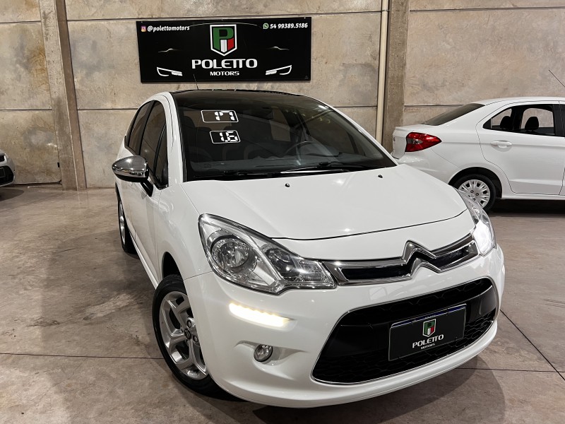 c3 1.6 exclusive 16v flex 4p automatico 2017 caxias do sul