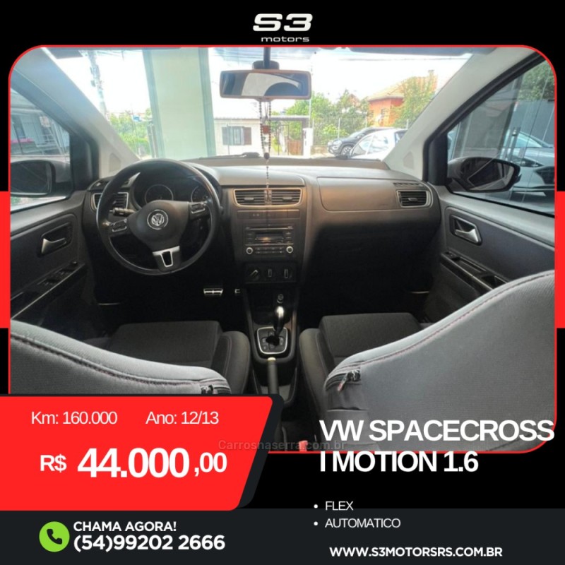 SPACE CROSS 1.6 MI 8V FLEX 4P AUTOMATIZADO - 2013 - CAXIAS DO SUL