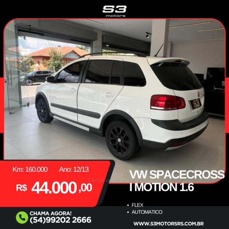 SPACE CROSS 1.6 MI 8V FLEX 4P AUTOMATIZADO - 2013 - CAXIAS DO SUL