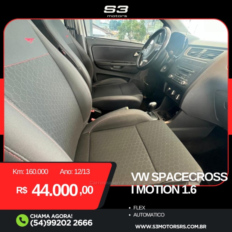 SPACE CROSS 1.6 MI 8V FLEX 4P AUTOMATIZADO - 2013 - CAXIAS DO SUL