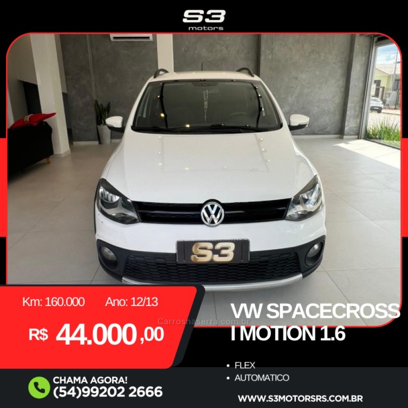 SPACE CROSS 1.6 MI 8V FLEX 4P AUTOMATIZADO - 2013 - CAXIAS DO SUL