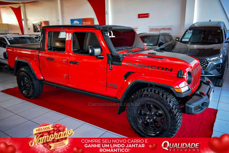 gladiator 3.6 rubicon v6 4x4 4p gasolina automatico 2022 santa cruz do sul