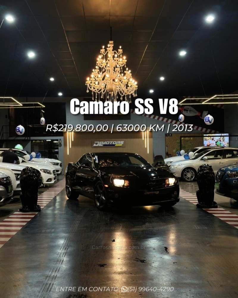 camaro 6.2 2ss coupe v8 gasolina 2p automatico 2013 lajeado