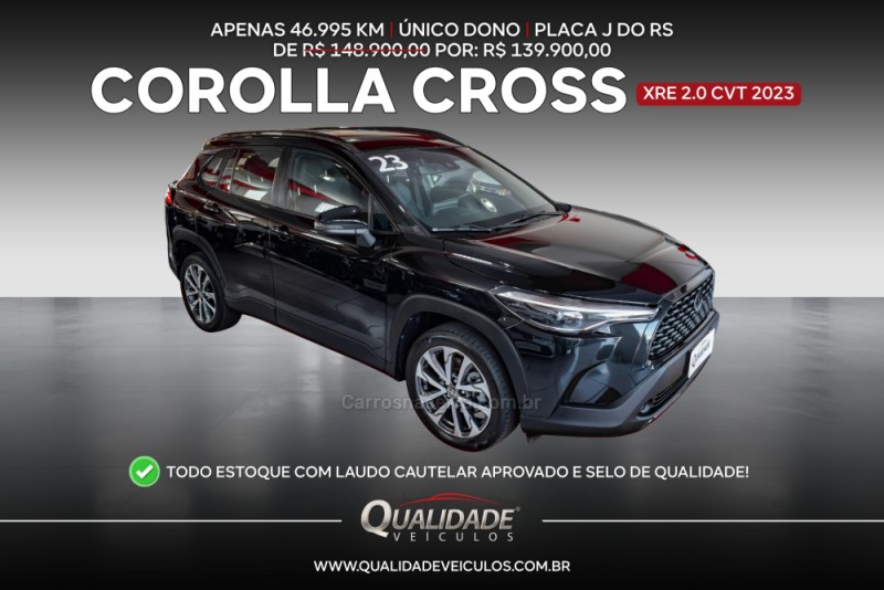 COROLLA 2.0 CROSS XRE 16V FLEX 4P AUTOMÁTICO
