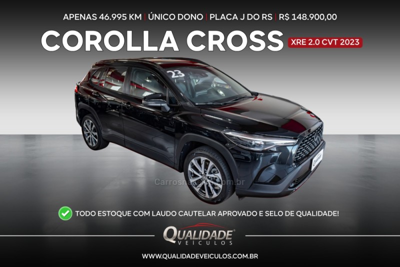 corolla 2.0 cross xre 16v flex 4p automatico 2023 santa cruz do sul