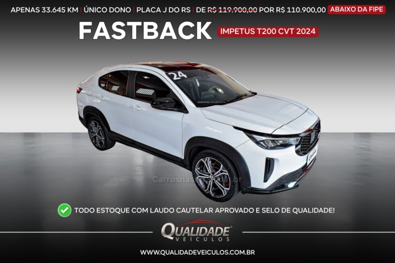 fastback 1.0 impetus 200 turbo flex 4p automatico 2024 santa cruz do sul